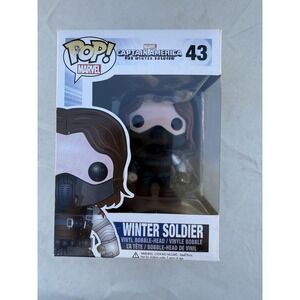 Funko Pop Marvel Winter Soldier 43 Vinyl Figure Captain America Movie Bobblehead